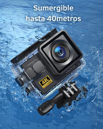 CÁMARA GPRO DEPORTIVA GOPRO ULTRA HD + FUNDA ULTRARRESISTENTE REGALO